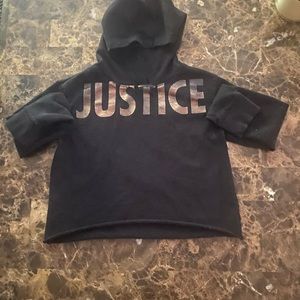 Justice hoodie size 10.